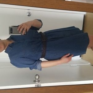 Denim Shirt Dress